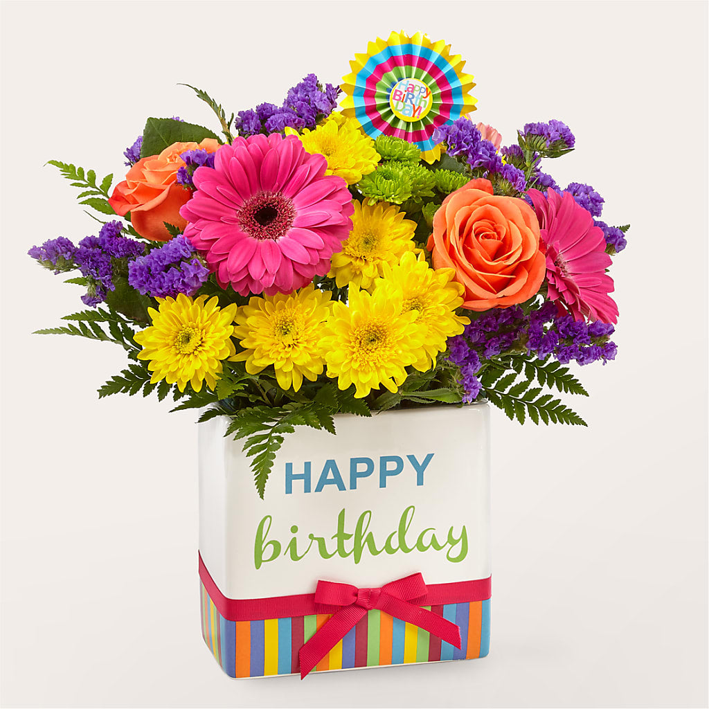 Birthday Brights Bouquet – Loveland Colorado Flowers, Loveland CO