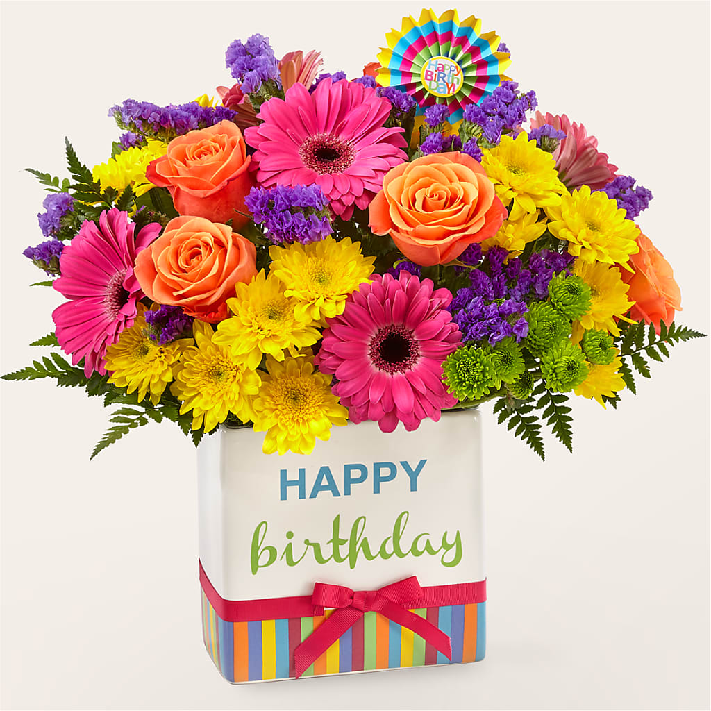 Birthday Brights Bouquet – Loveland Colorado Flowers, Loveland CO