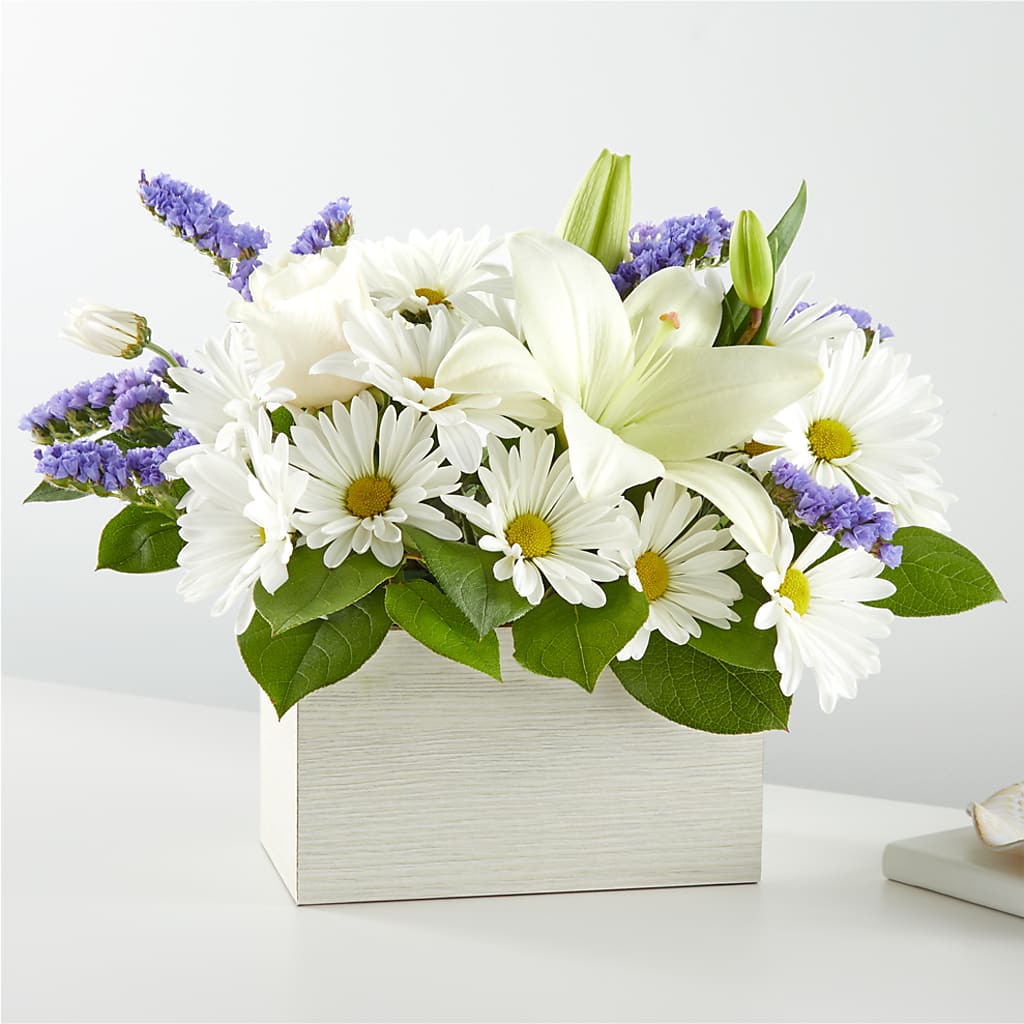 Beyond Blue Box Bouquet – Loveland Colorado Flowers, Loveland CO