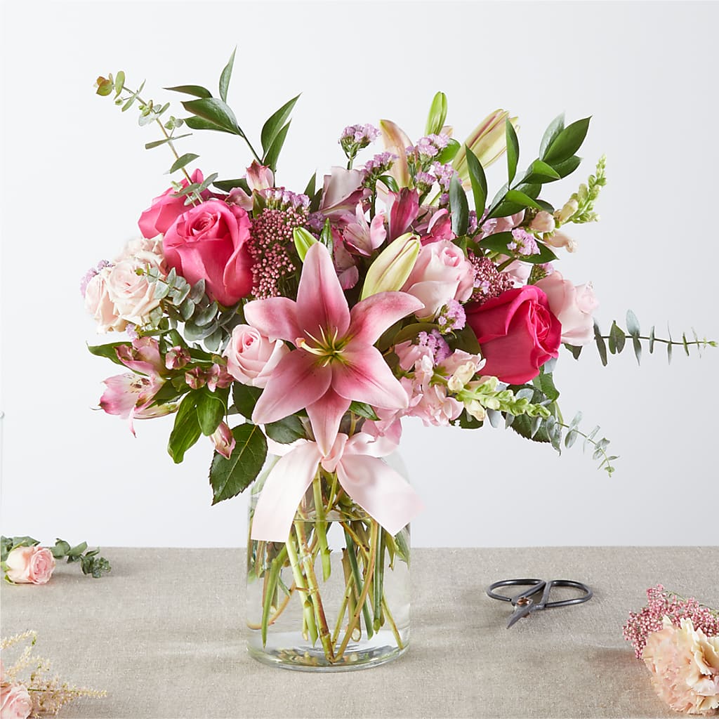 Pink Ribbon - A Florist Original – Loveland Colorado Flowers, Loveland CO