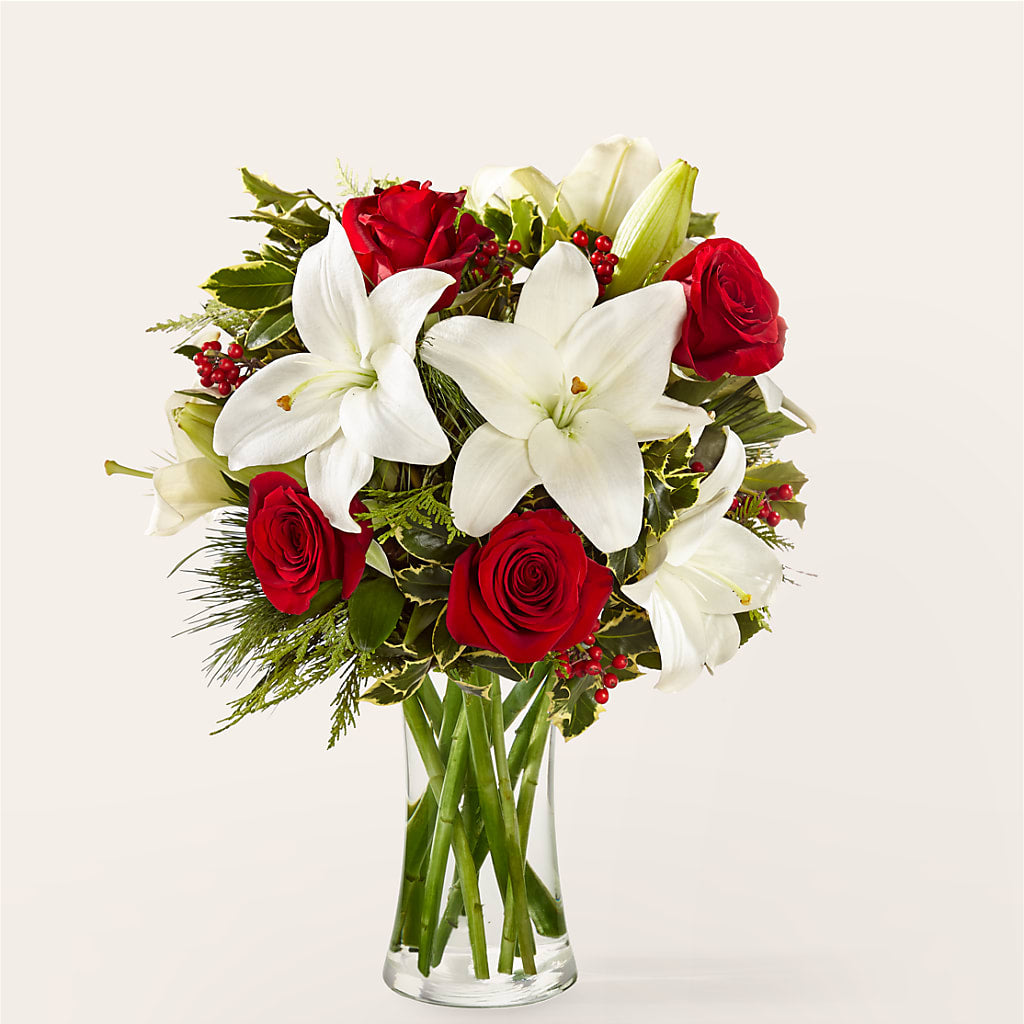 Sparkling Snowflakes Bouquet – Loveland Colorado Flowers, Loveland CO
