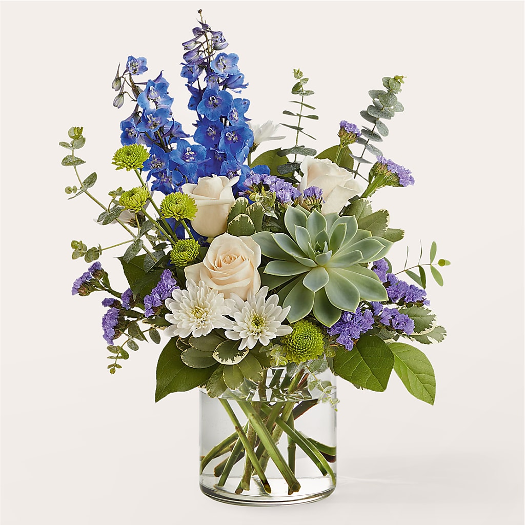 Cerulean Waves Bouquet – Loveland Colorado Flowers, Loveland CO