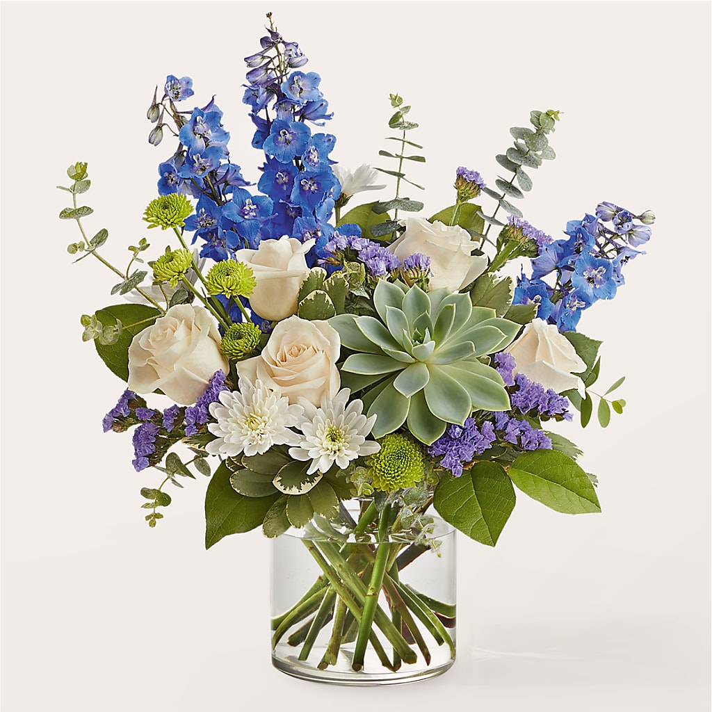 Cerulean Waves Bouquet – Loveland Colorado Flowers, Loveland CO