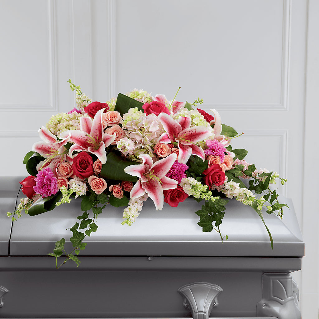 Splendid Grace Casket Spray – Loveland Colorado Flowers, Loveland CO