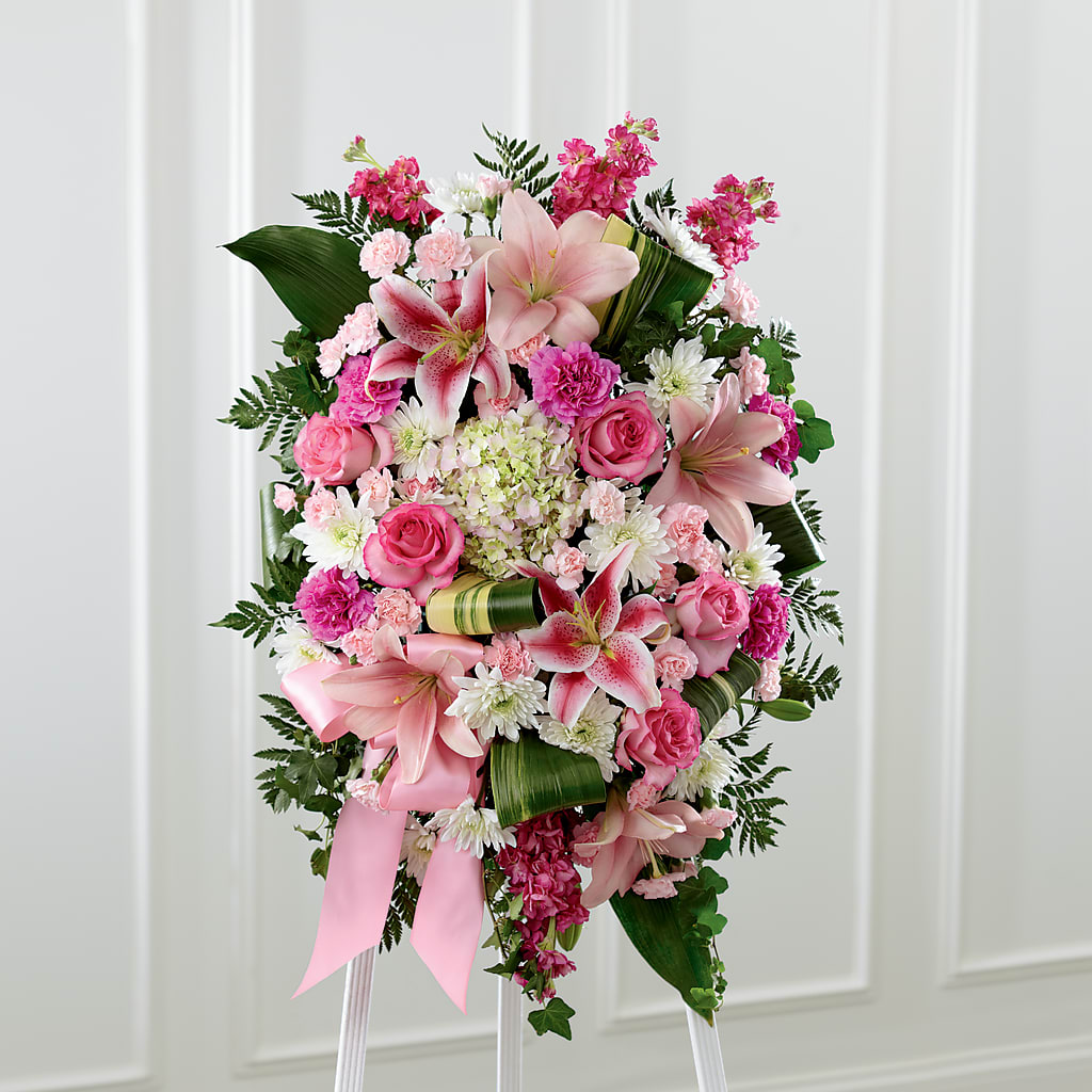 Comforting Standing Spray – Loveland Colorado Flowers, Loveland CO