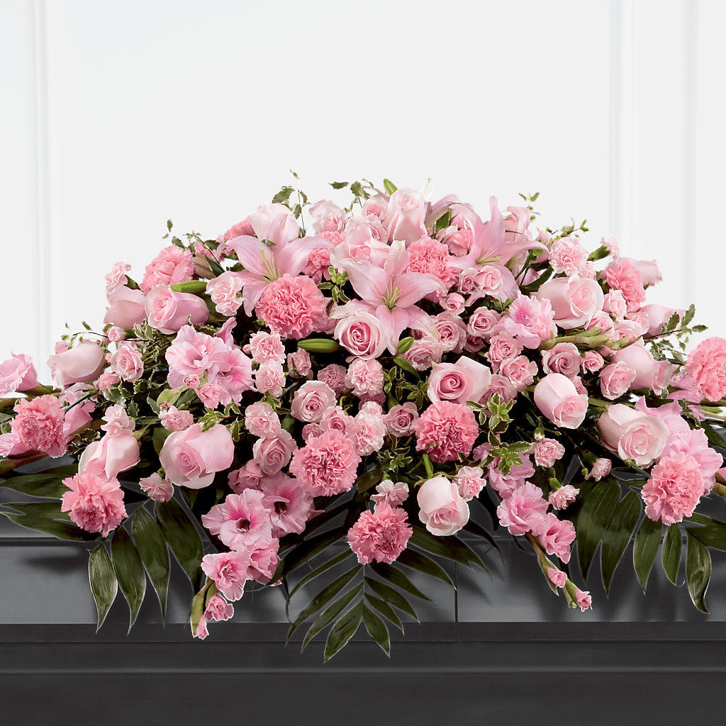 Garden of Comfort Casket Spray (Standard) – Loveland Colorado Flowers, Loveland CO