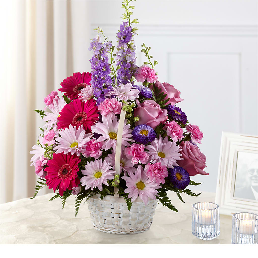 Pastel Peace Basket – Loveland Colorado Flowers, Loveland CO