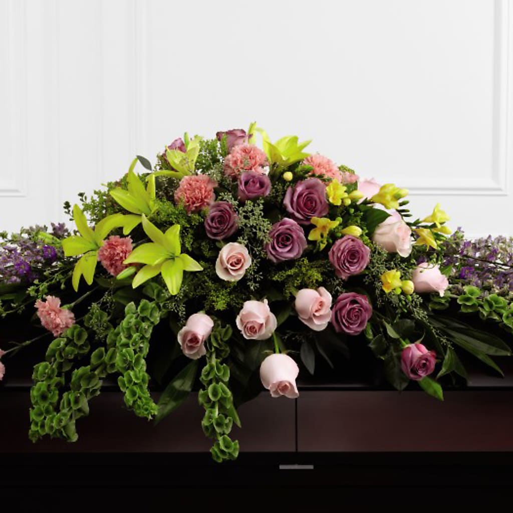Forever Beloved Casket Spray – Loveland Colorado Flowers, Loveland CO