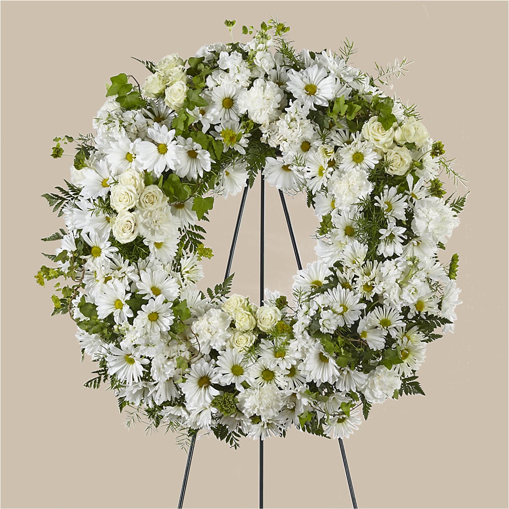 Faithful Wishes Wreath – Loveland Colorado Flowers, Loveland CO