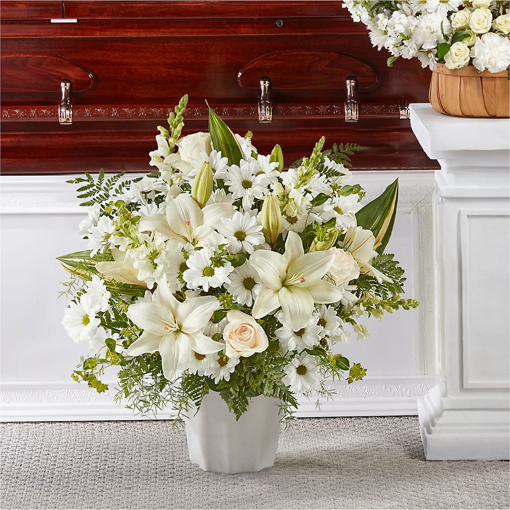 Thoughts of Tranquility Floor Basket – Loveland Colorado Flowers, Loveland CO