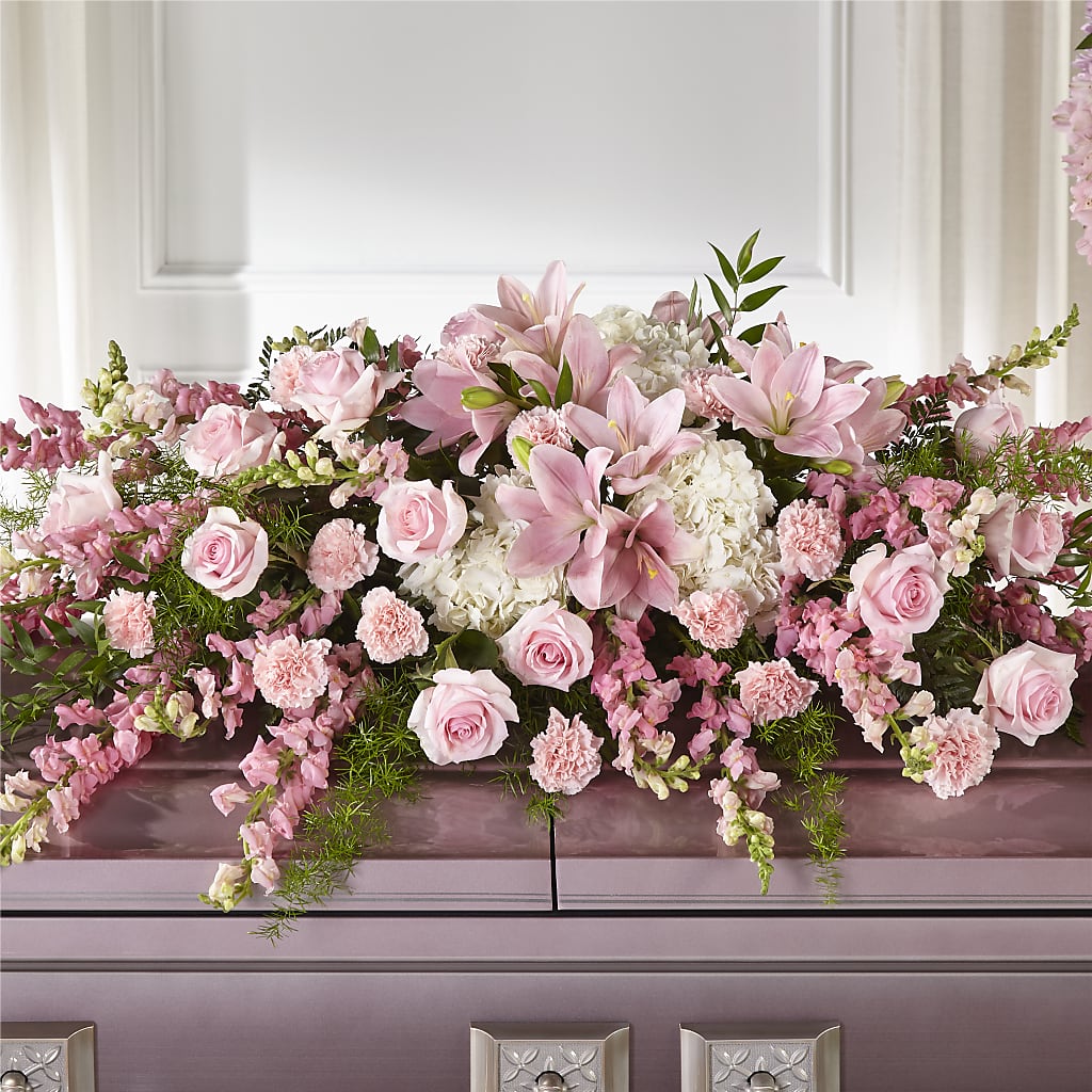 Life & Remembrance Casket Spray – Loveland Colorado Flowers, Loveland CO