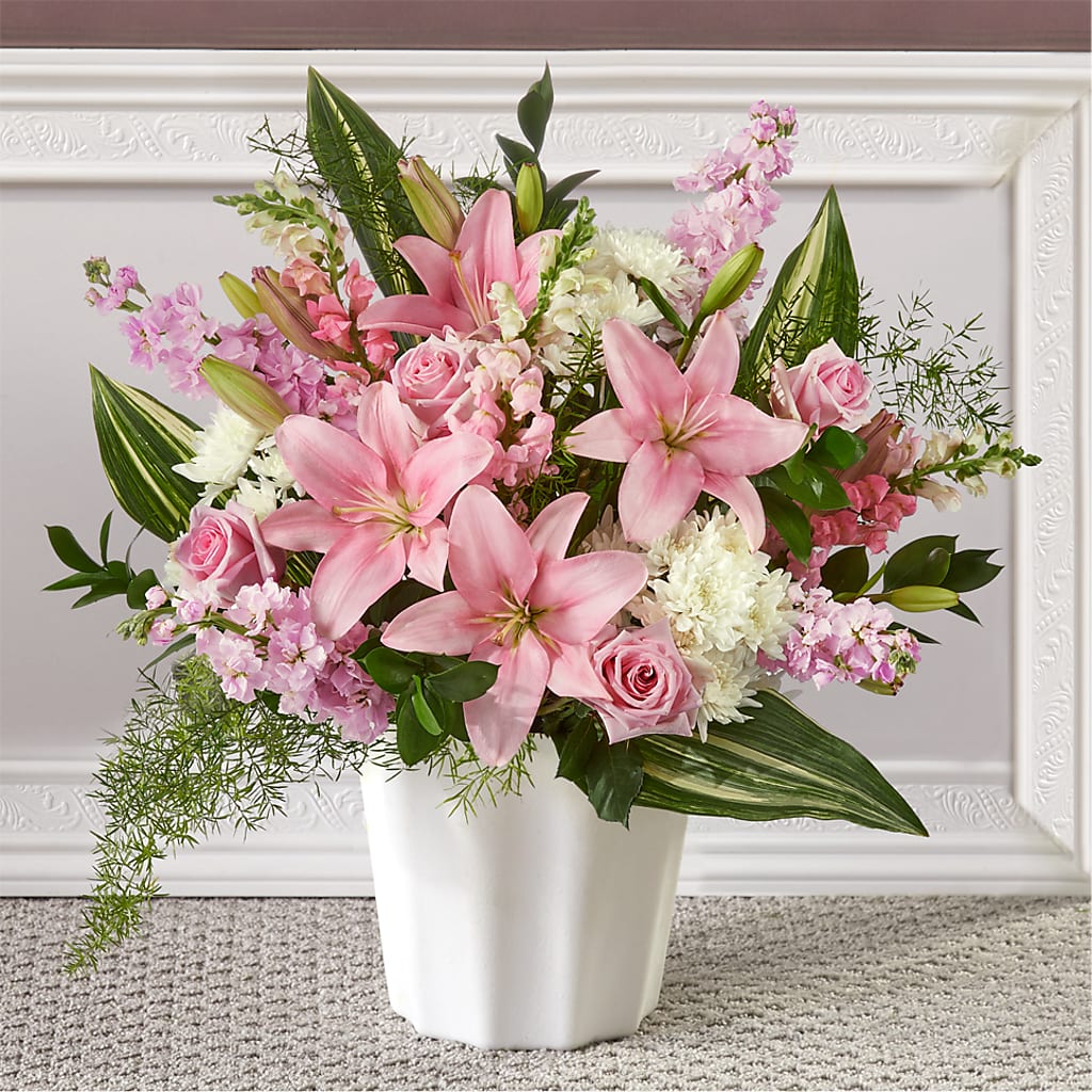Simply Serene Floor Basket – Loveland Colorado Flowers, Loveland CO