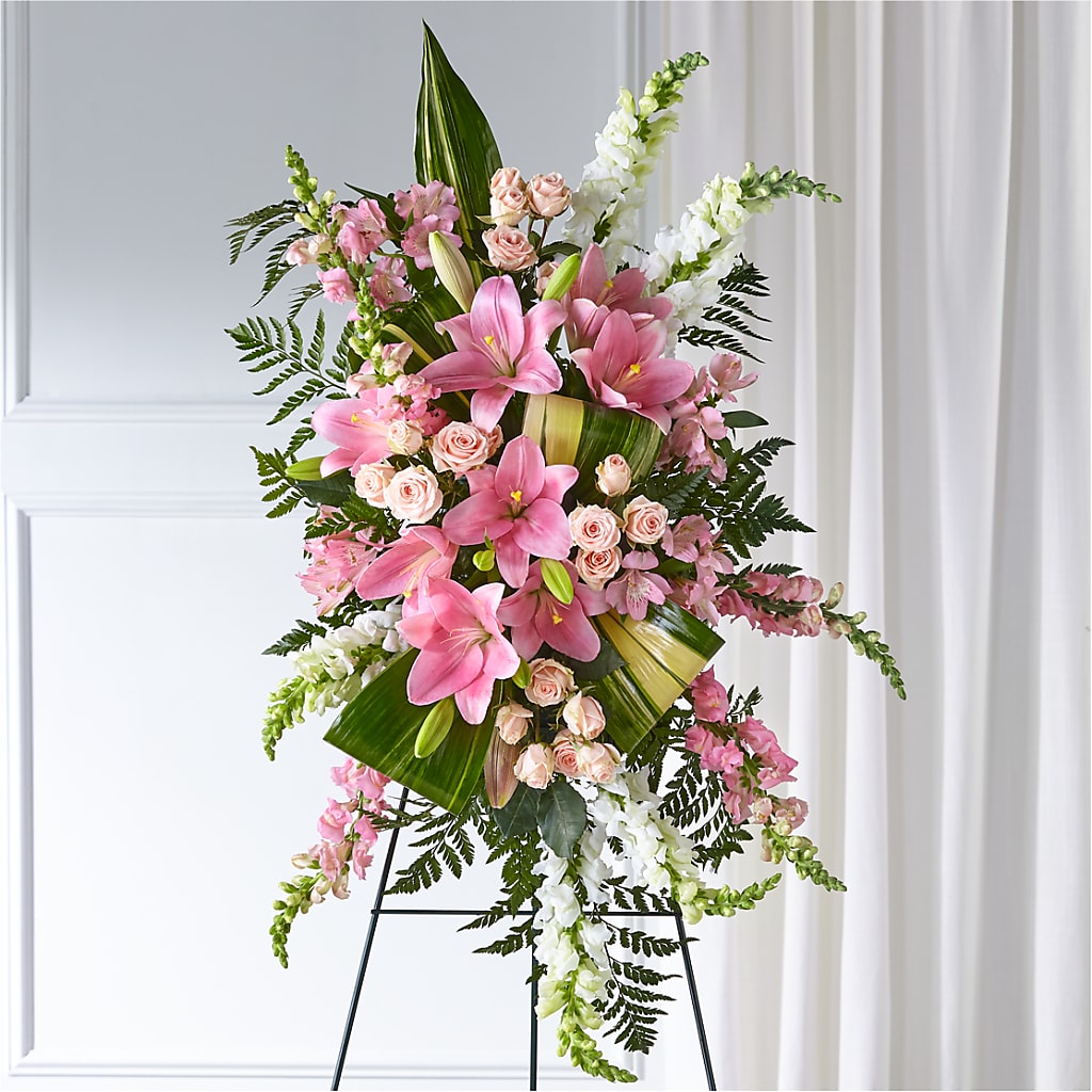 Elegant Embrace Standing Spray – Loveland Colorado Flowers, Loveland CO