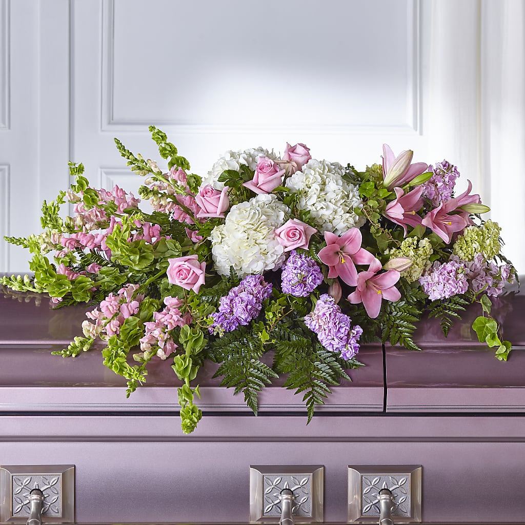 Life's Gratitude Casket Spray – Loveland Colorado Flowers, Loveland CO