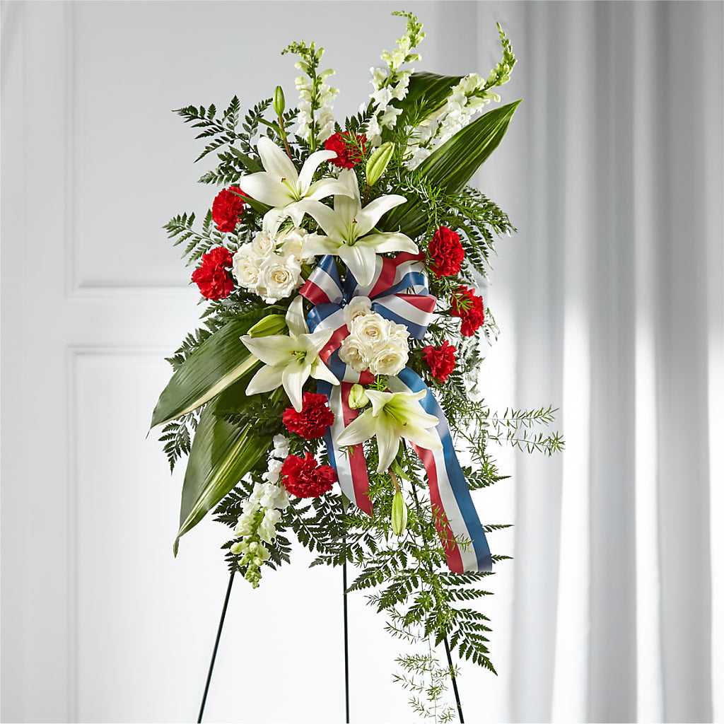 Stars of Life Standing Spray – Loveland Colorado Flowers, Loveland CO