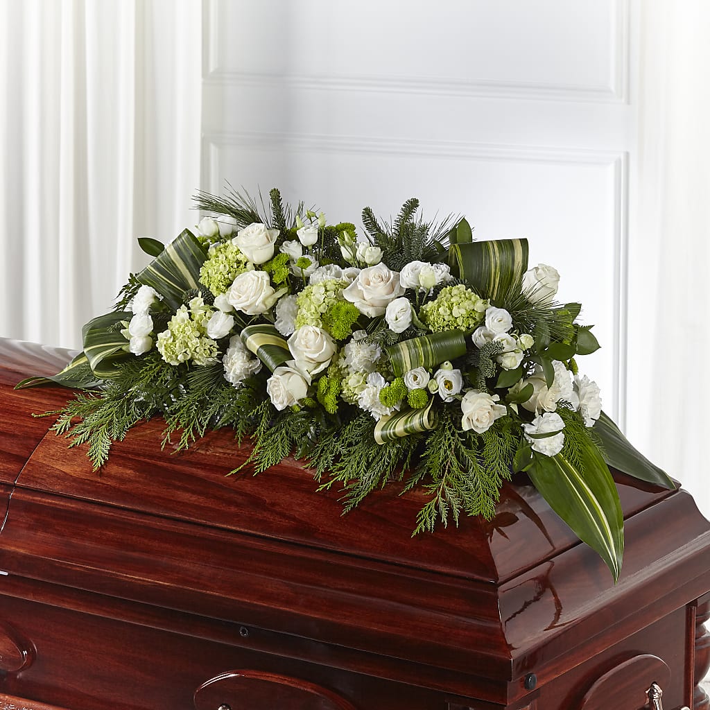 Hopeful Gesture Casket Spray – Loveland Colorado Flowers, Loveland CO
