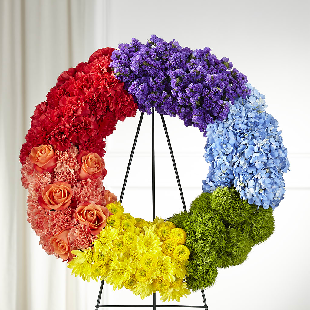 Circle of Love Wreath – Loveland Colorado Flowers, Loveland CO