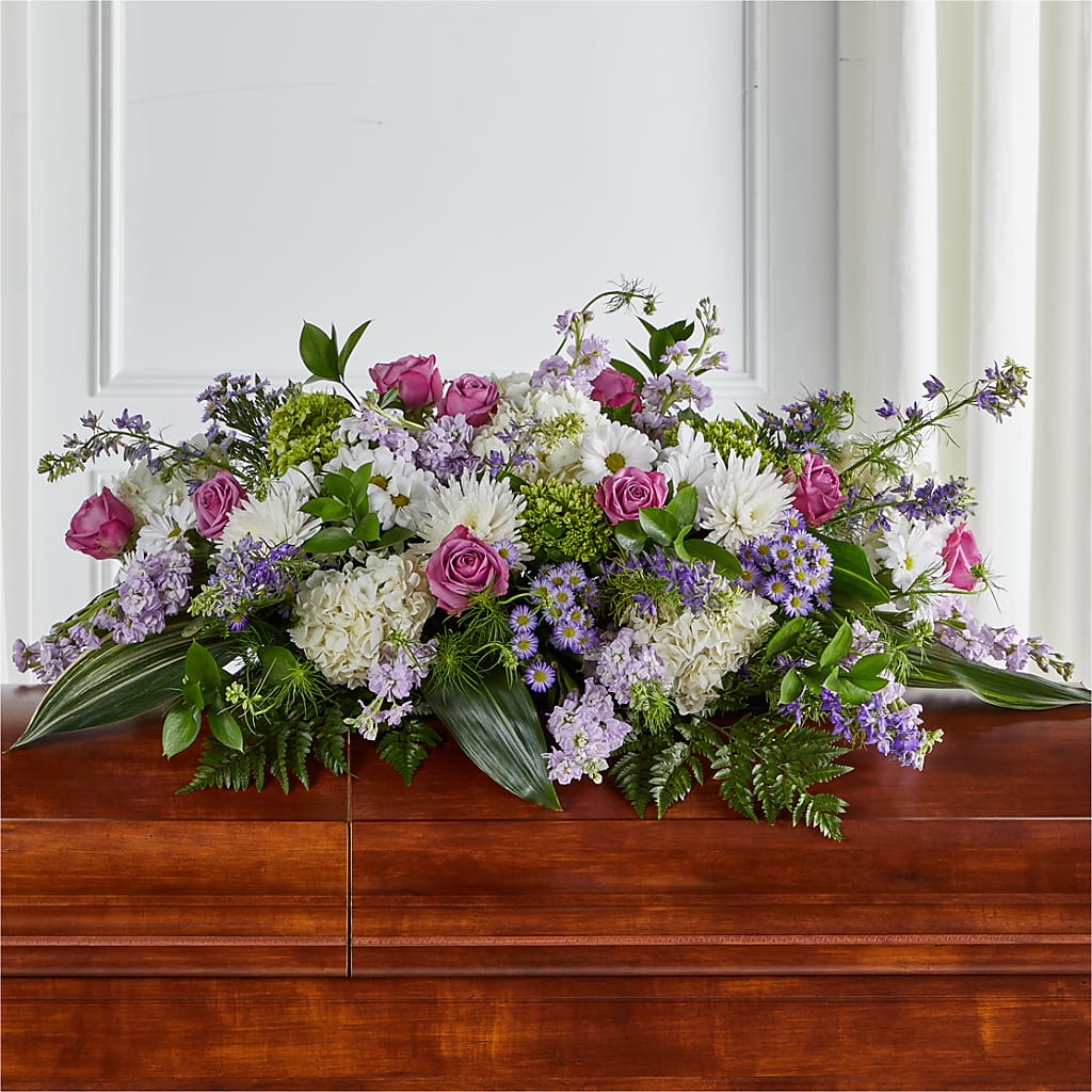 Meadows of Serenity Casket Spray – Loveland Colorado Flowers, Loveland CO