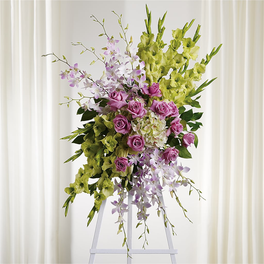 Lasting Legacy Standing Spray – Loveland Colorado Flowers, Loveland CO