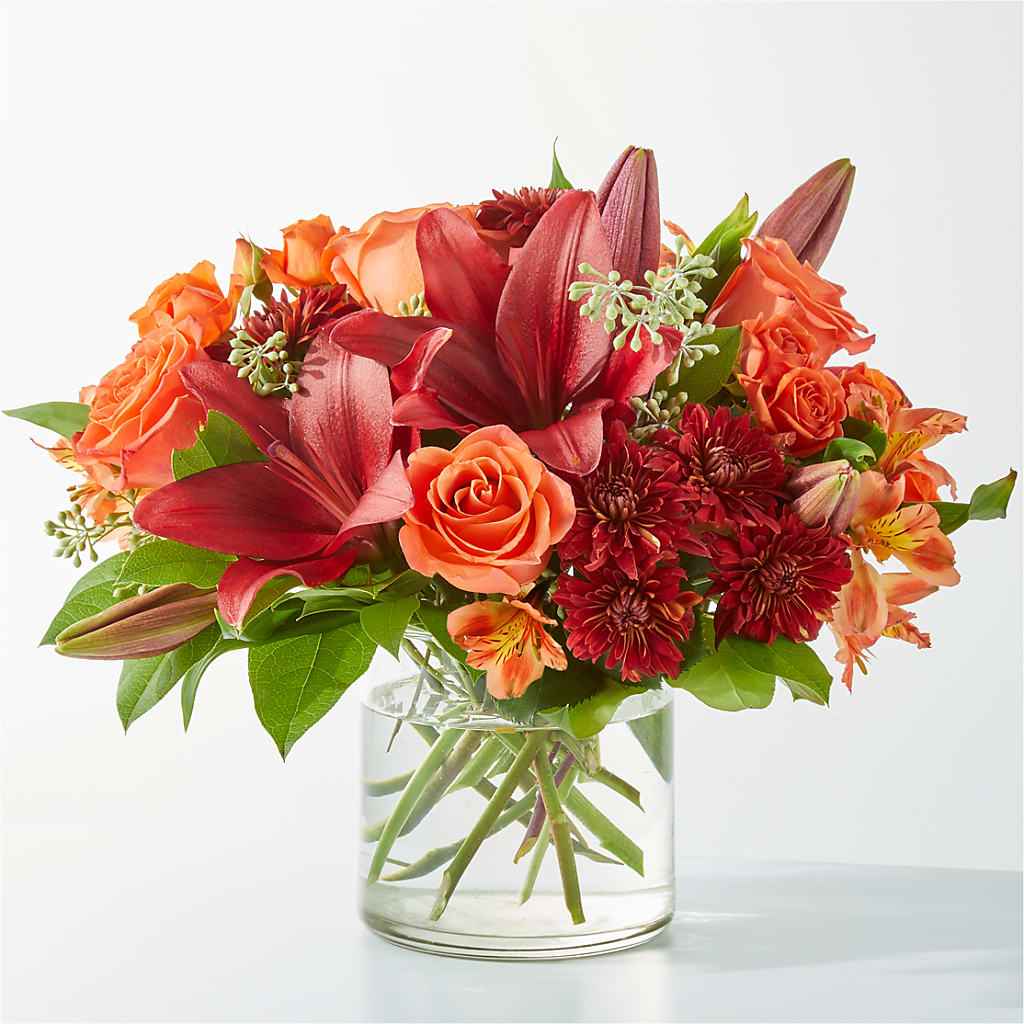 Crimson Leaves Bouquet – Loveland Colorado Flowers, Loveland CO