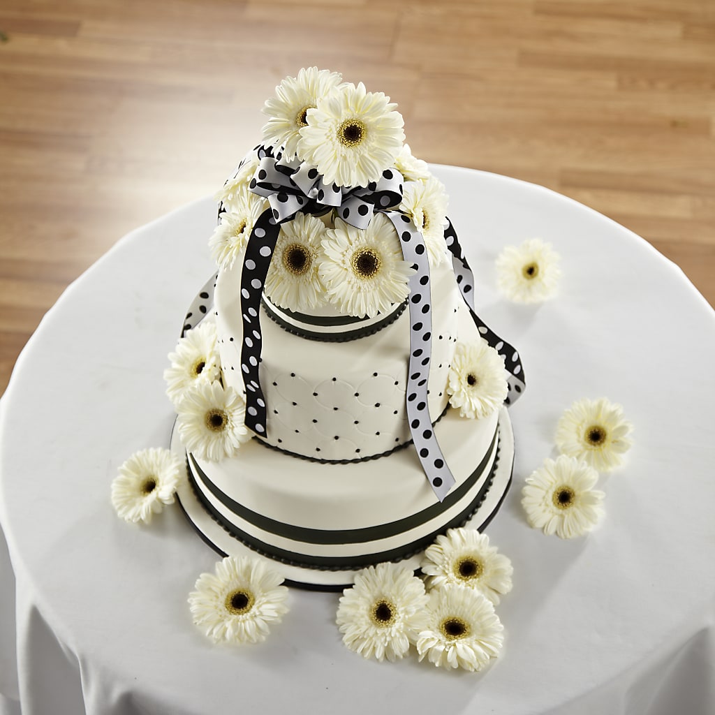Simple Sophistication Cake Décor – Loveland Colorado Flowers, Loveland CO