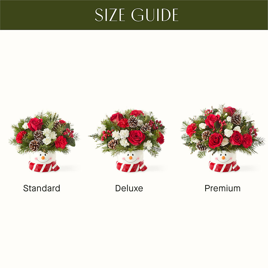 Jolly Snowman Bouquet –  Loveland Colorado Flowers, Loveland CO
