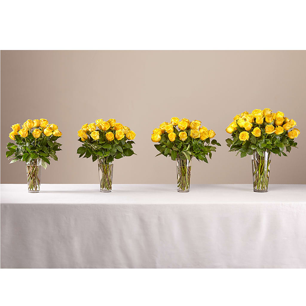 Long Stem Yellow Rose Bouquet –  Loveland Colorado Flowers, Loveland CO