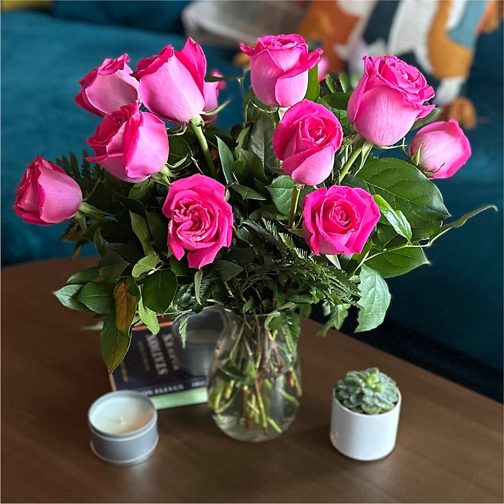 Long Stem Pink Rose Bouquet –  Loveland Colorado Flowers, Loveland CO