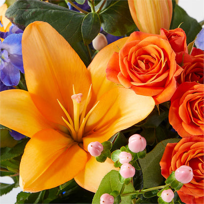 Radiant Citrus Bouquet –  Loveland Colorado Flowers, Loveland CO