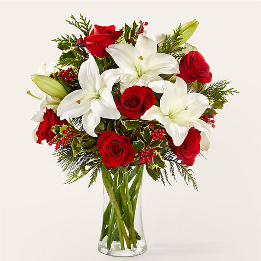 Sparkling Snowflakes Bouquet –  Loveland Colorado Flowers, Loveland CO