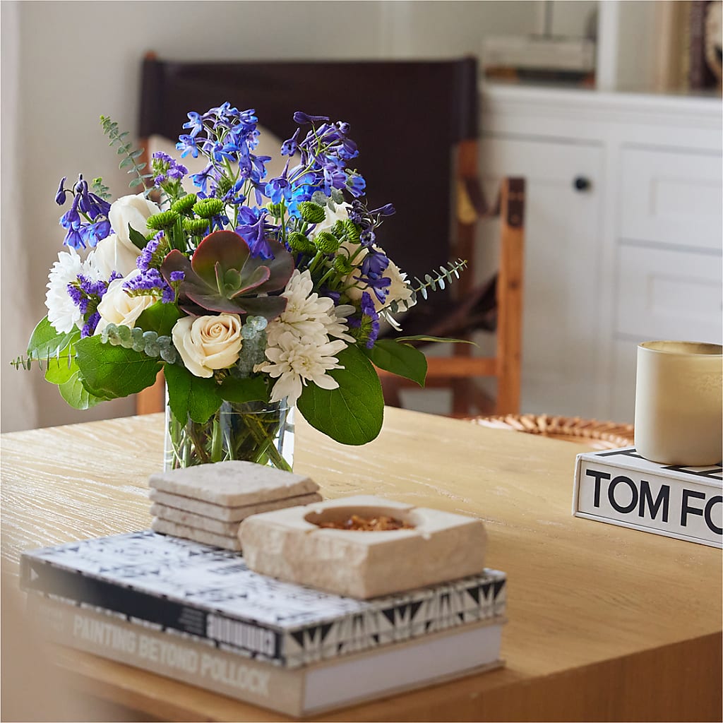 Cerulean Waves Bouquet –  Loveland Colorado Flowers, Loveland CO