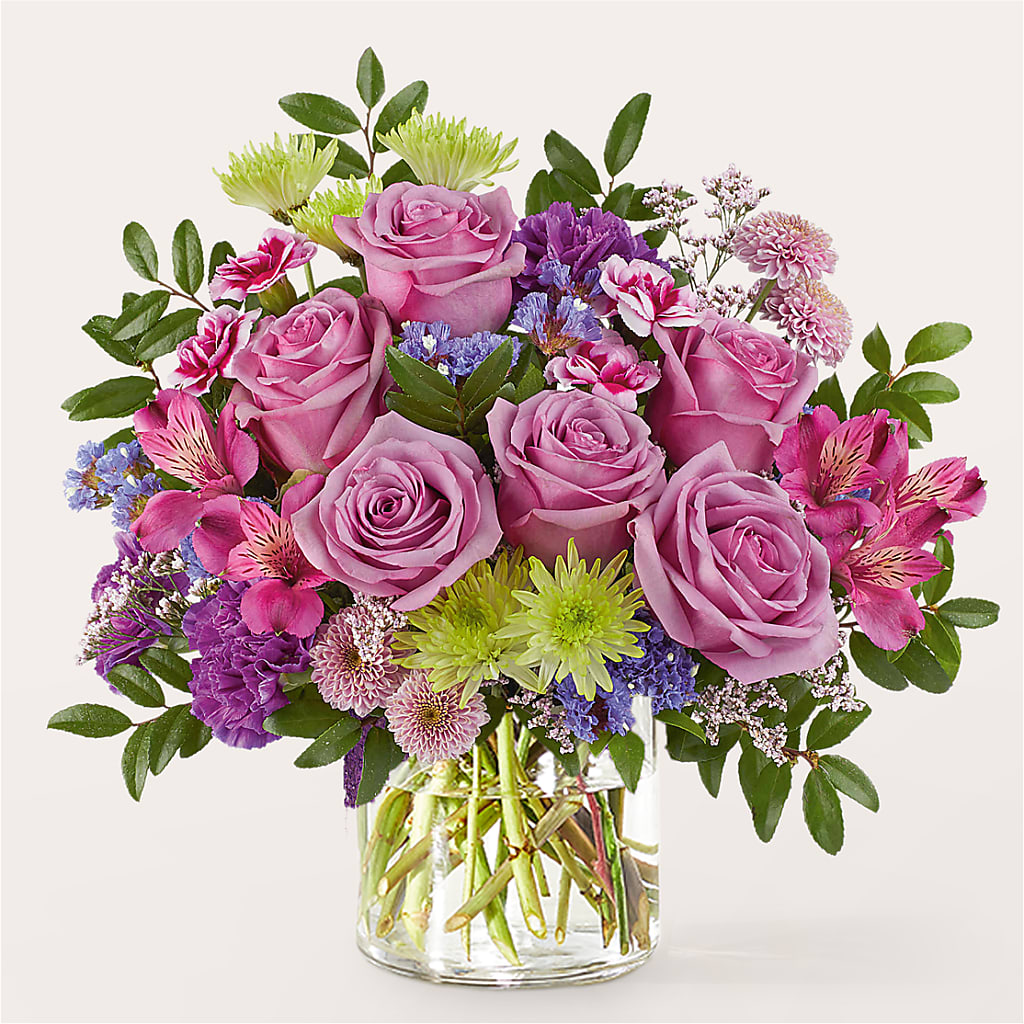 Glass Half Full Bouquet –  Loveland Colorado Flowers, Loveland CO