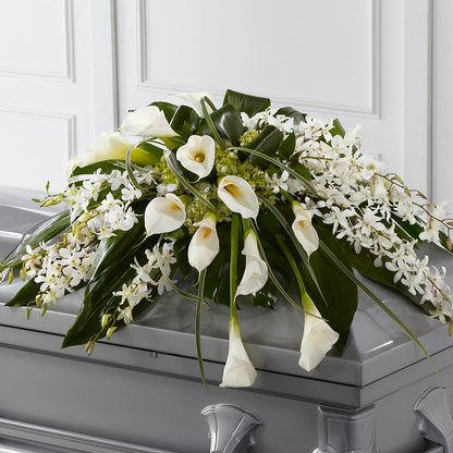 Angel Wings Casket Spray –  Loveland Colorado Flowers, Loveland CO