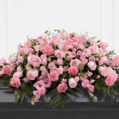 Garden of Comfort Casket Spray (Standard) –  Loveland Colorado Flowers, Loveland CO