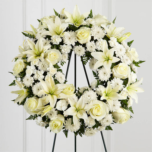 Treasured Tribute Wreath –  Loveland Colorado Flowers, Loveland CO