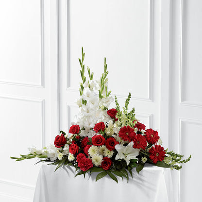 Crimson & White Arrangement –  Loveland Colorado Flowers, Loveland CO