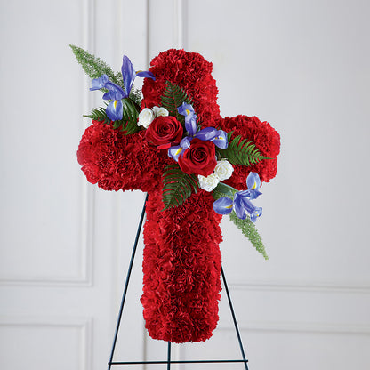 Faithful Hero Floral Cross –  Loveland Colorado Flowers, Loveland CO