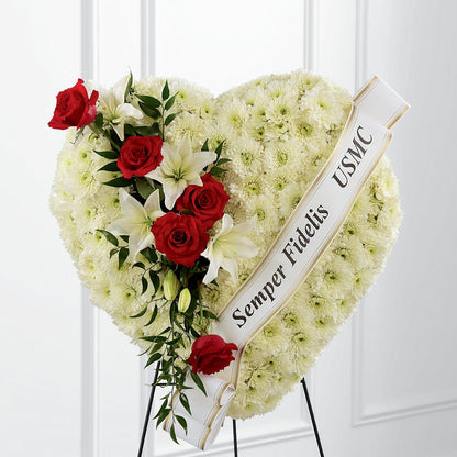 Heartfelt Hero Standing Heart –  Loveland Colorado Flowers, Loveland CO