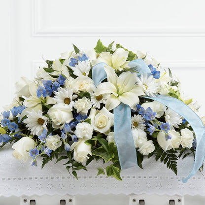 Tender Treasure Casket Spray –  Loveland Colorado Flowers, Loveland CO
