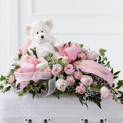 Touch of Sympathy Casket Spray –  Loveland Colorado Flowers, Loveland CO