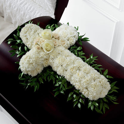 Peaceful Memories Casket Spray (Standard) –  Loveland Colorado Flowers, Loveland CO