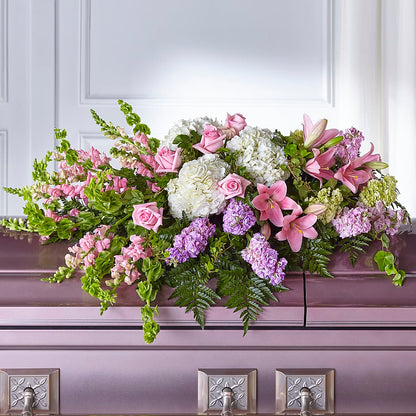 Life's Gratitude Casket Spray –  Loveland Colorado Flowers, Loveland CO