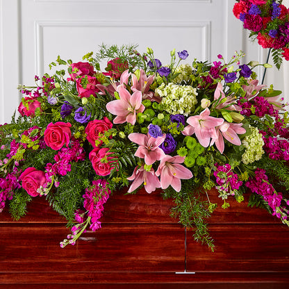 Radiant Tribute Casket Spray –  Loveland Colorado Flowers, Loveland CO