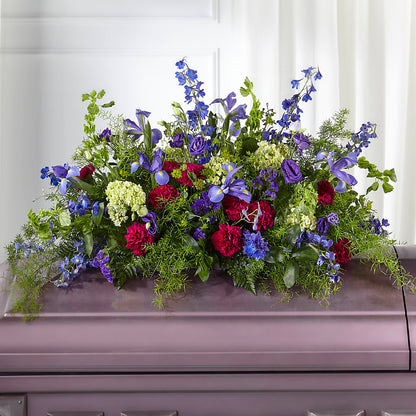 Always Treasured Casket Spray –  Loveland Colorado Flowers, Loveland CO