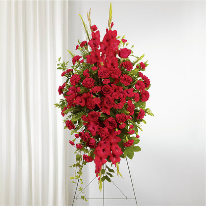 From the Heart Standing Spray –  Loveland Colorado Flowers, Loveland CO