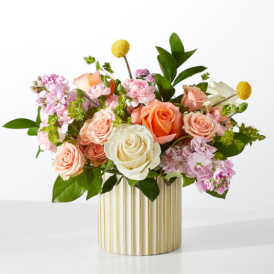 French Market Bouquet with Ivory Vase –  Loveland Colorado Flowers, Loveland CO