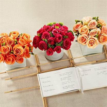 Dawn Rose Centerpiece –  Loveland Colorado Flowers, Loveland CO